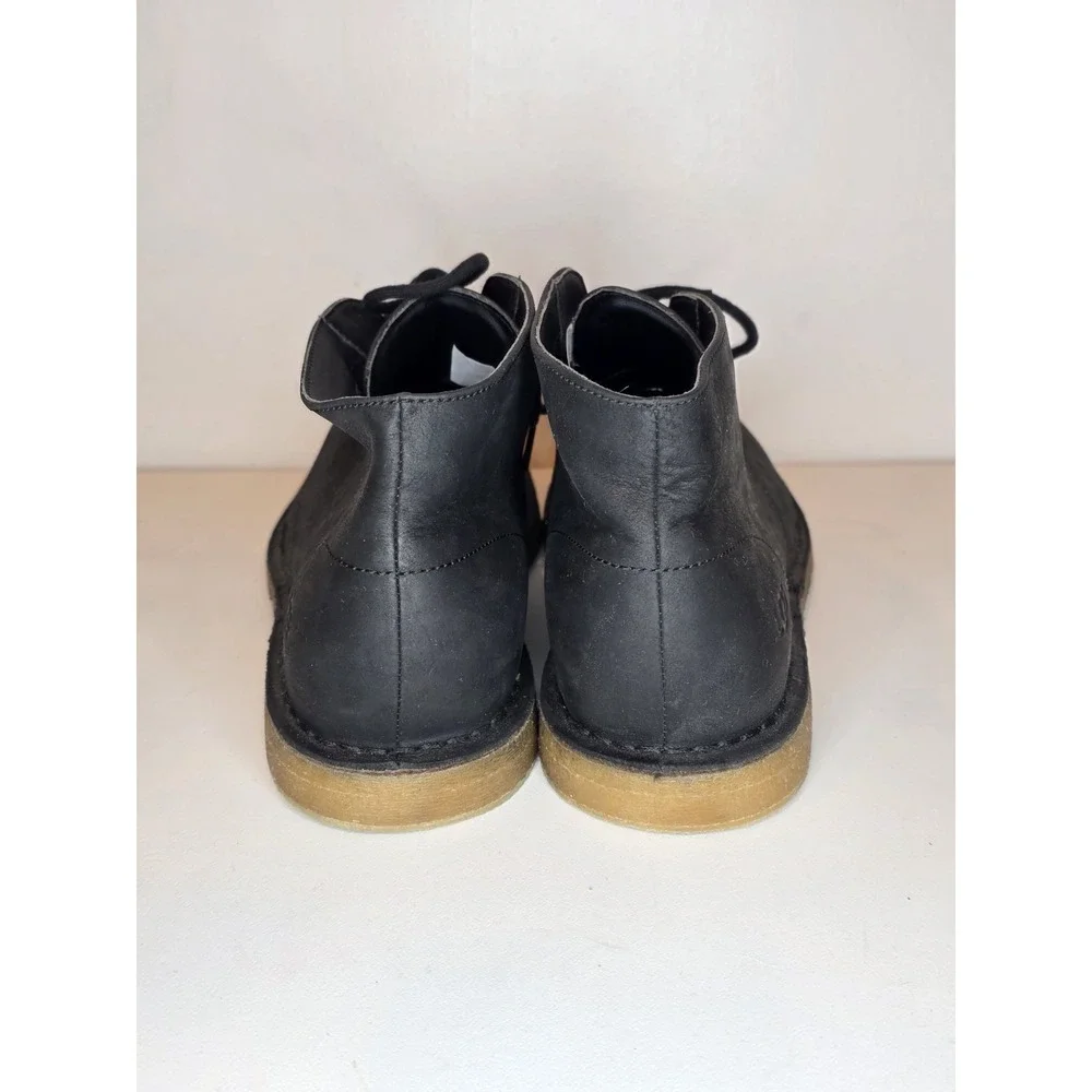 UGG Men's Black Leather Chukka Boots Size 13 (EU 46) F20019D